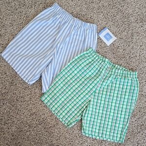 Bella Bliss sz 8 Striped and Checkered Shorts Set